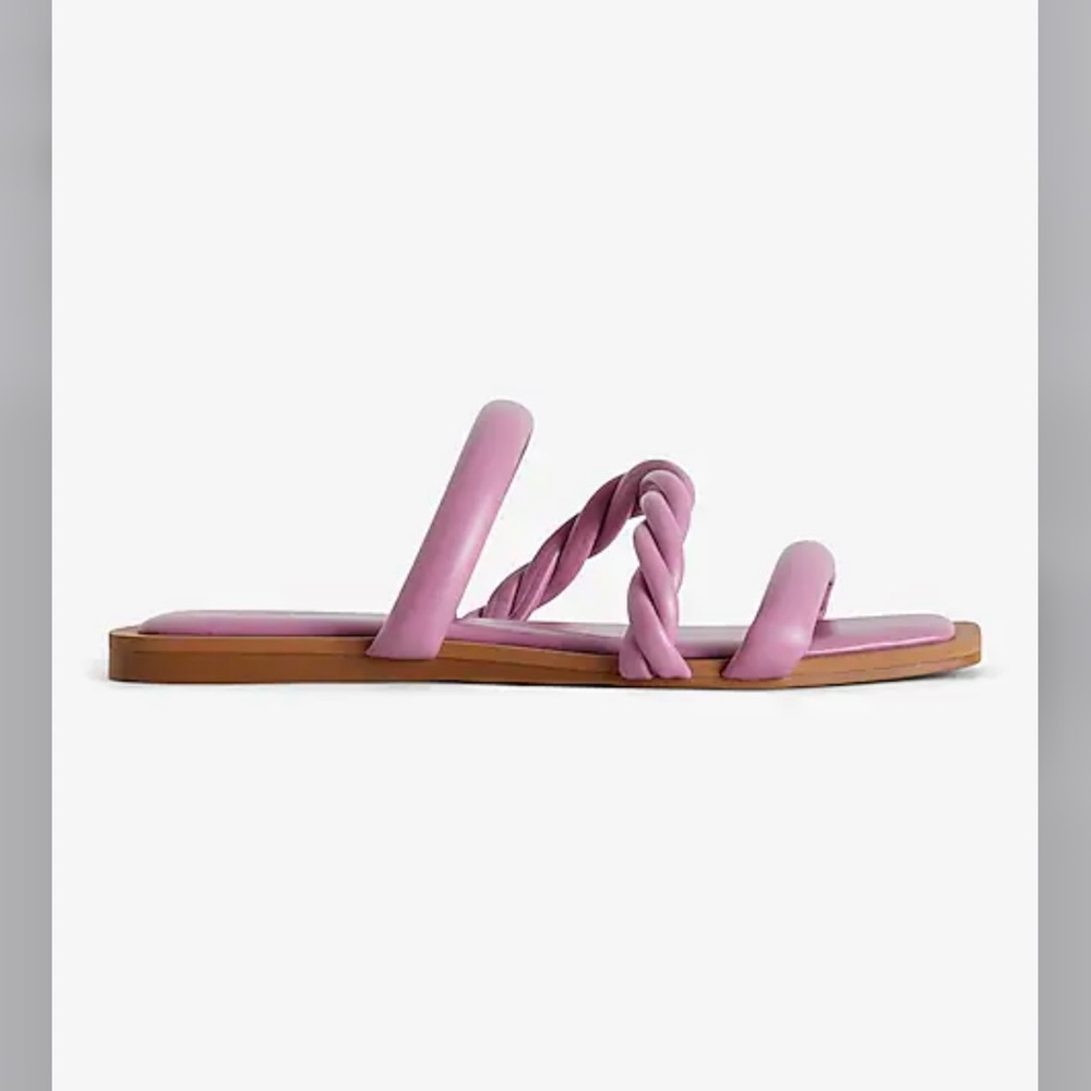 Express twisted Rope flat sandals size 6 - Picture 4 of 14